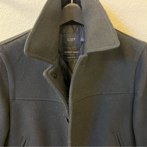 J. Crew Black University Jacket Pea Coat - Vintage - Men’s - Picture 2 of 16